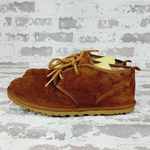 UGG Men's Maksim Tamarind Brown Ankle Chukka Suede Wool Boots T531